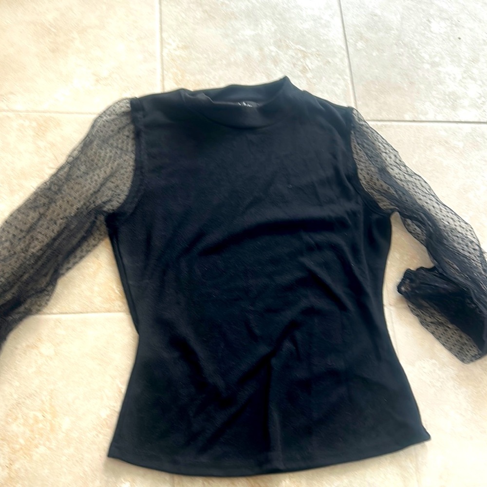 lulus long sleeve sheer